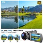 Windancy 4K 48MP Camcorder with 18X Zoom
