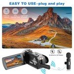 Windancy 4K 48MP Camcorder with 18X Zoom