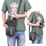 FOSOTO Waterproof Camera Sling Bag for Mirrorless Cameras