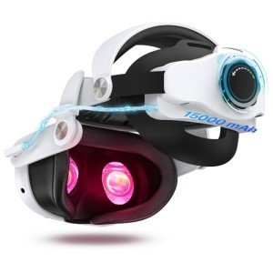 Adicop VR Head Strap with 15000mAh Battery