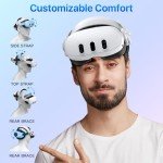 Adicop VR Head Strap with 15000mAh Battery