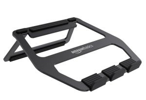 Amazon Basics Foldable Aluminum Laptop Stand, Black