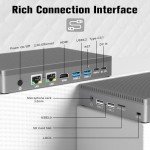 HEIGAOLAPC Mini PC - 12th Gen Alder Lake, 16GB RAM