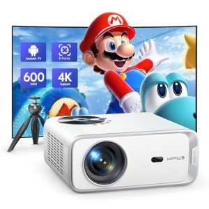Portable Smart Projector with WiFi and 4K Support