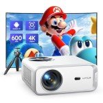 Portable Smart Projector with WiFi and 4K Support