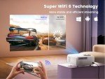 Portable Smart Projector with WiFi and 4K Support