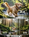 4K 60FPS Vlogging Camera with Dual Lenses & Mic
