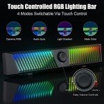 Smalody Bluetooth PC Speakers with RGB LED Lighting