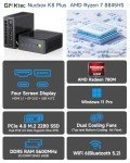 GMKtec K8 Mini Gaming PC with Ryzen 7