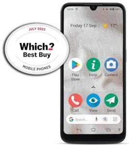 Doro 8100 4G Smartphone for Seniors - Black