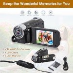 1080P Vlogging Camera with 16X Zoom and Light