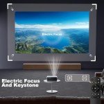 2024 Smart Mini Projector - 4K, WiFi, Bluetooth