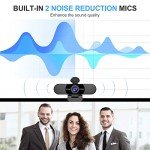 EMEET 1080P Webcam with Dual Mics and Privacy Cover
