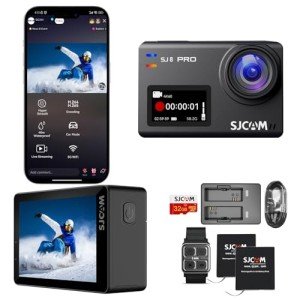 SJCAM SJ8Pro 4K Action Camera with Accessories
