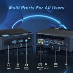 Mini PC F10 Intel 12th Gen, 16GB RAM, 512GB SSD