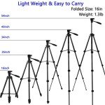 Teefeet 54" Lightweight iPhone Tripod with Adapter