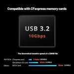 PGYTECH 10Gbps USB 3.2 Memory Card Reader