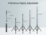 81" Tall Flexible Tripod for iPhone & Android
