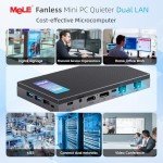 MeLE Quieter DL Mini PC with Dual LAN 8GB