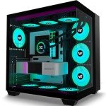 Mid-Tower Gaming PC Case with ARGB Fans