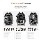 K&F Concept Waterproof DSLR Camera Backpack with Laptop Compartment