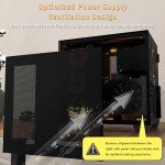 Mid-Tower Gaming PC Case with ARGB Fans