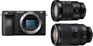 Sony Alpha 6500 Camera with 2 Lenses Bundle