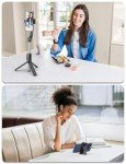 Extendable Selfie Stick Tripod with Remote Control