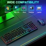 RaceGT RGB Gaming Keyboard and Mouse Bundle