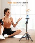 Vimose 62" Extendable Phone Tripod with Remote