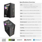 HORIZON Gaming PC Tower with Ryzen 5 & RTX 4060