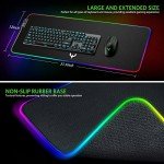 BladeHawks XL RGB LED Gaming Mouse Pad 31.5”