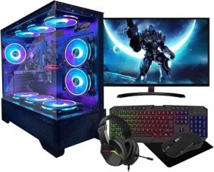ASC Gaming PC Bundle with 22" Monitor