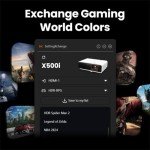 BenQ X500i 4K UHD Short Throw Gaming Projector