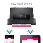 HP OfficeJet 200 Portable Wireless Printer, Black