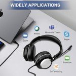 Voistek USB Headset with Noise Cancelling Mic