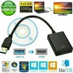 USB to HDMI Adapter for 1080P HD Video