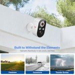 Blazique 1080p Smart Security Camera with AI