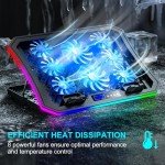 RGB Laptop Cooling Pad with 8 Adjustable Fans