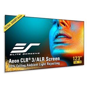 Elite Screens Aeon CLR3 123" UST ALR Projector Screen