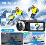 Windancy Ultra HD 2.7K Vlogging Camera with Accessories