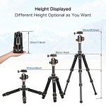 Adjustable Mini Tripod with Carrying Bag, 8-20inch