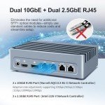 AIOPCWA N355 Mini PC with Dual 10GbE Ports