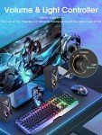 Colorful LED Gaming Speakers with Volume Control