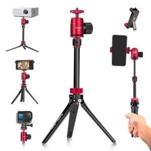 Manbily Mini Projector Tripod for Phone & Cameras