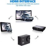 Rigwig 1080P Waterproof Sports Action Camera Bundle