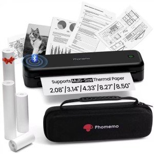 Phomemo M834 Portable Bluetooth Inkless Printer