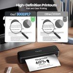 Phomemo M834 Portable Bluetooth Inkless Printer