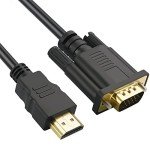 Omivine 2M HDMI to VGA Gold Plated Cable
