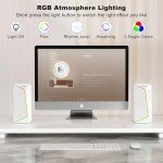 SOULION R40 USB Bluetooth Desktop Speakers - White